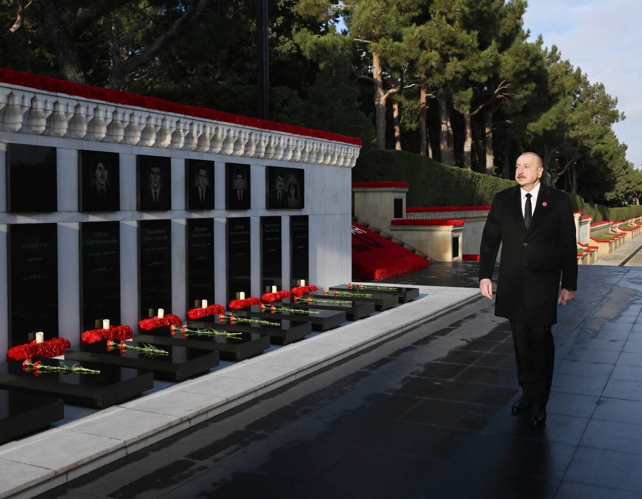 20 Yanvar faciəsinin 35-ci ildönümündə ziyarət, 20 yanvar 2025